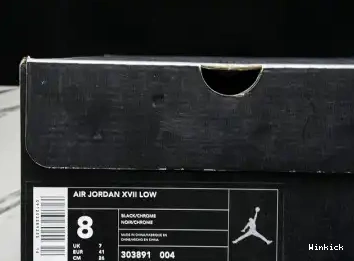 Jordan Black Low 303891-004 OG Chrome 17 Air 0423